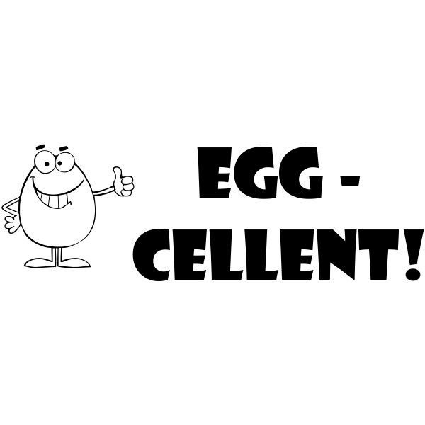 EGG-CELLENT Teacher Feedback Stamp