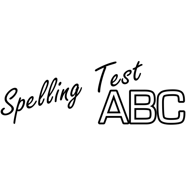 ABC Spelling Test Teacher Stamp