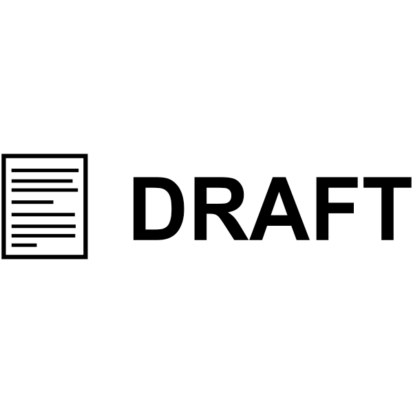 DRAFT Document Stock Stamp