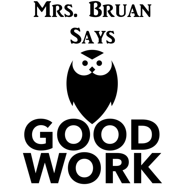 Good Work Owl Stamp