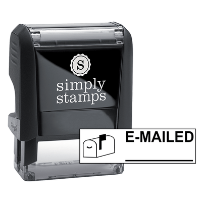 E-MAILED with Mailbox Stock Stamp