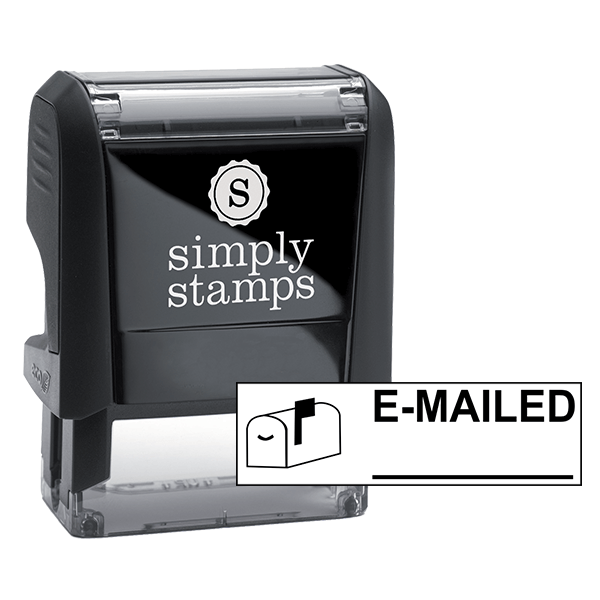 E-MAILED with Mailbox Stock Stamp