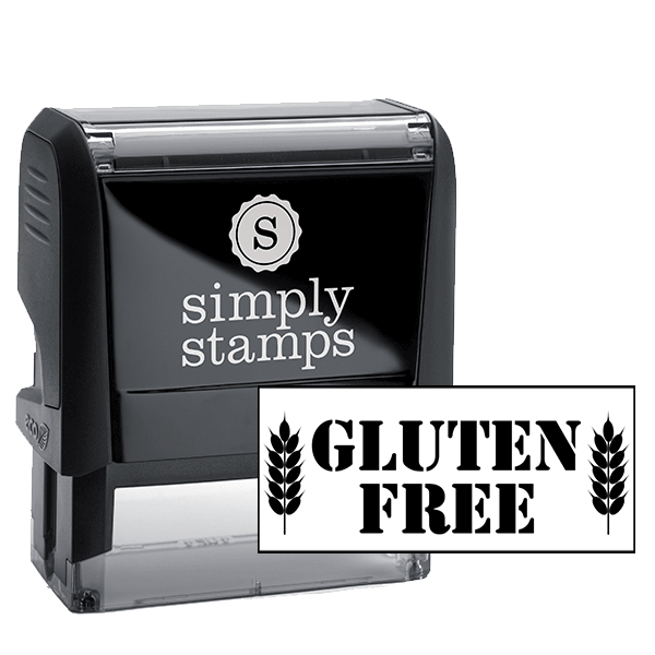 GLUTEN FREE Rubber Stamp