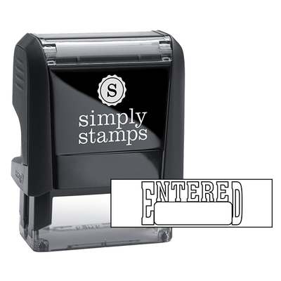 ENTERED Box Stock Stamp
