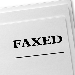 FAXED Line Stock Stamp