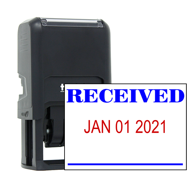 RECEIVED Dater Mobile Check Deposit Rubber Stamp