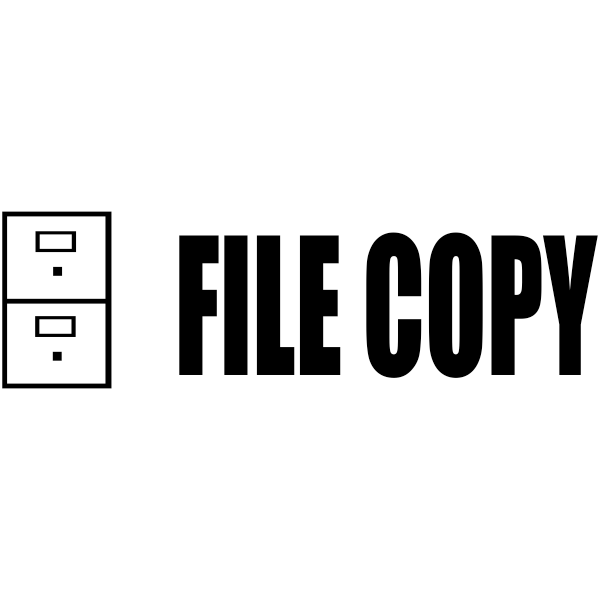 FILE COPY Cabinet Stock Stamp