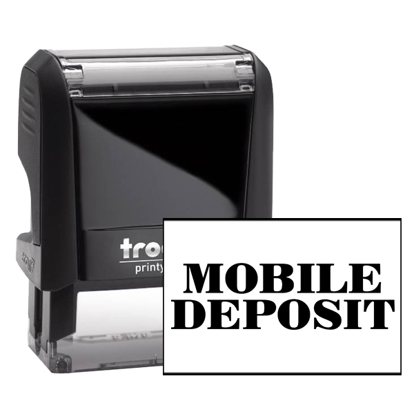 MOBILE DEPOSIT Mobile Check Deposit Rubber Stamp