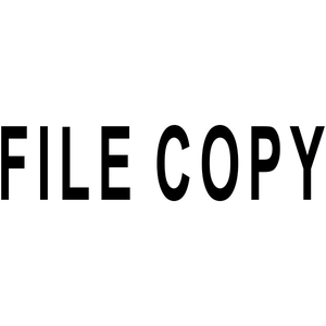 FILE COPY Stock Stamp
