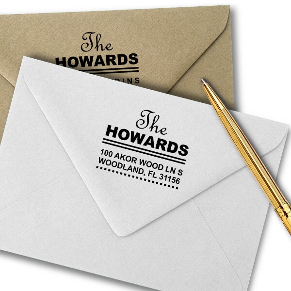 Metro Square Style 2 Address Stamp