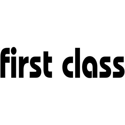 FIRST CLASS Lower Case Stock Stamp - alternate view