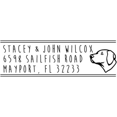 Lab Pointer Address Stamp