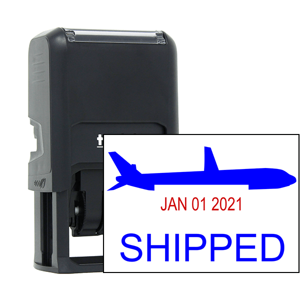Shipped Plane Dater Stamp