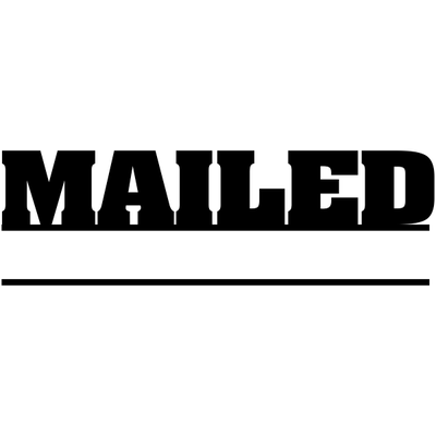 MAILED Stock Stamp - alternate view