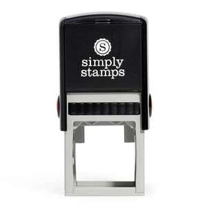 Front view of the Trodat 4924 Self-Inking Stamp that comes with the Monogram Self-Inking Return Address Rubber Stamp