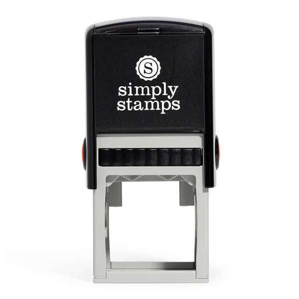 Front view of the Trodat 4924 Self-Inking Stamp that comes with the Monogram Self-Inking Return Address Rubber Stamp