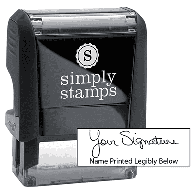 Self-Inking Nurses Signature Stamp - alternate view