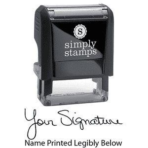 Self-Inking Nurses Signature Stamp Body and Imprint