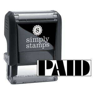 PAID Art Deco Stock Stamp 