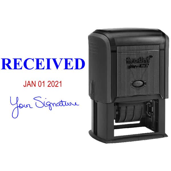 RECEIVED With Your Signature Date Stamp Body and Design