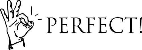 Perfect! Okay Hand Teacher Feedback Stamp