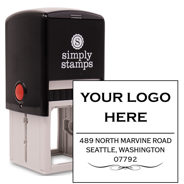 Vintage Logo Address Stamp