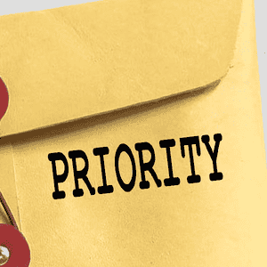 PRIORITY Stock Stamp