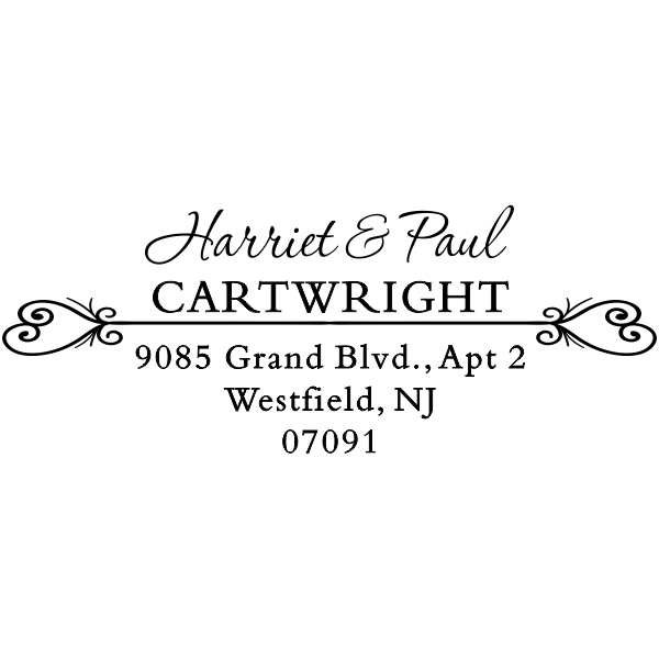 Cartwright Love Return Address Stamp