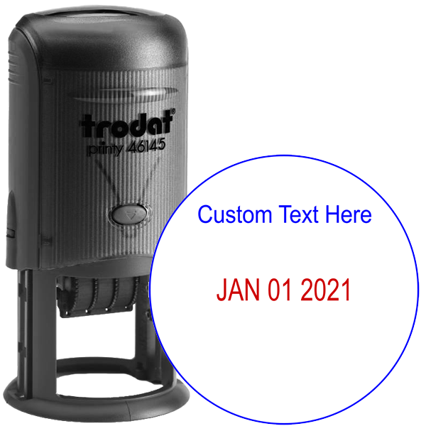 Custom Top Line Round Dater
