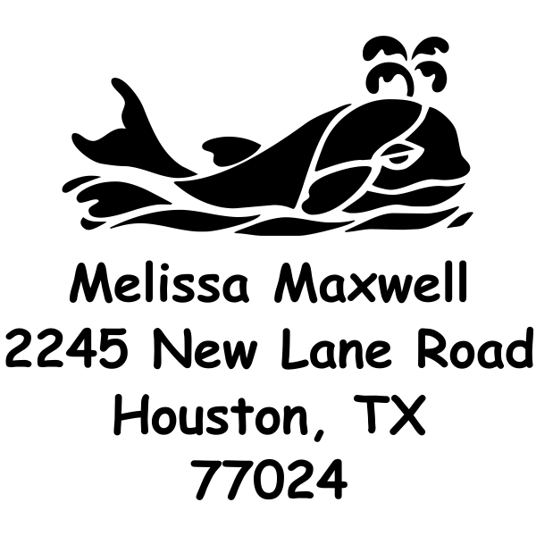 Sea Whale Stamp