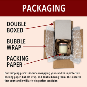 Customized Candle with Full Color Label Packaging