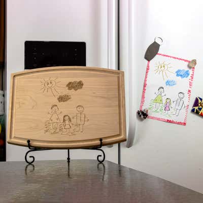 7" Metal Easel - alternate view