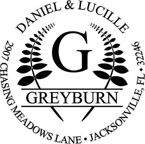 Leaf Emblem Stamp