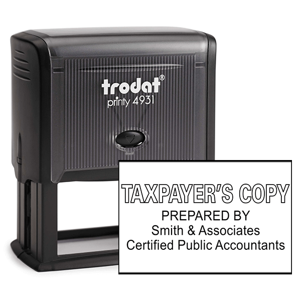 Taxpayer Copy Stamp