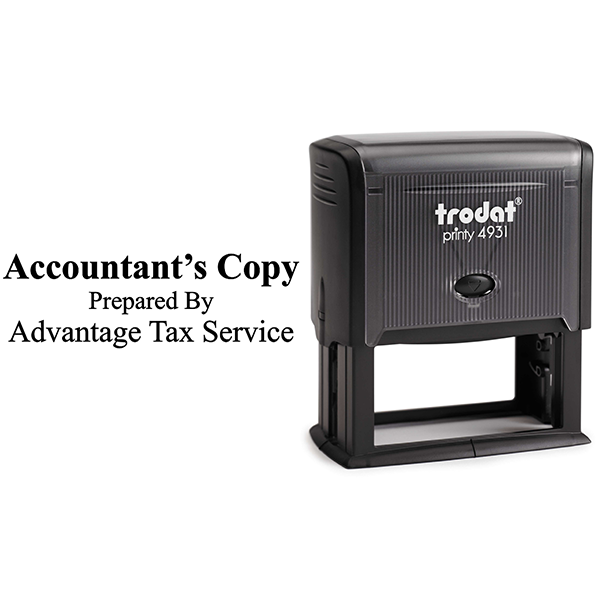 Accountant's Copy Stamp Bold Accounting Stamp Simply Stamps