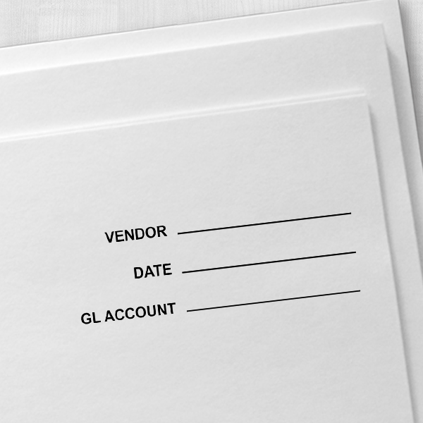 General Ledger Account Stamp Simply Stamps