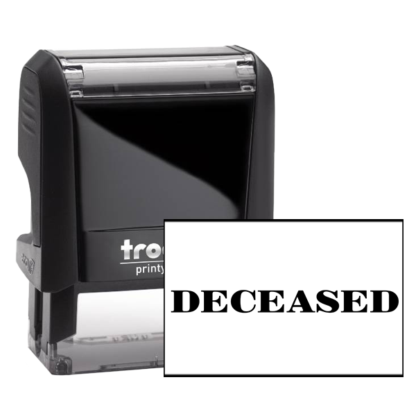Deceased Stamp