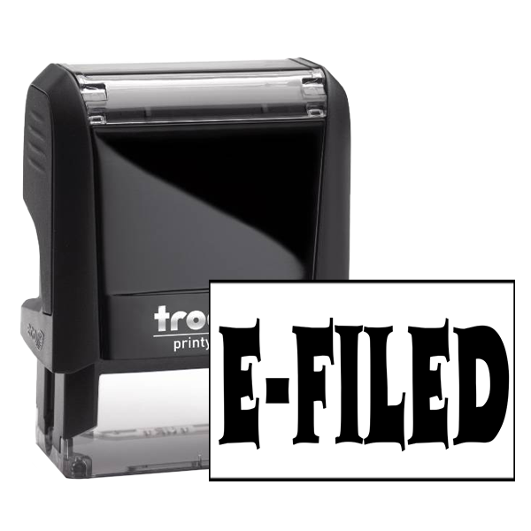 E-Filed Office Stock Stamp
