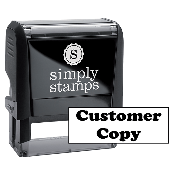Customer Copy Office Stock Stamp