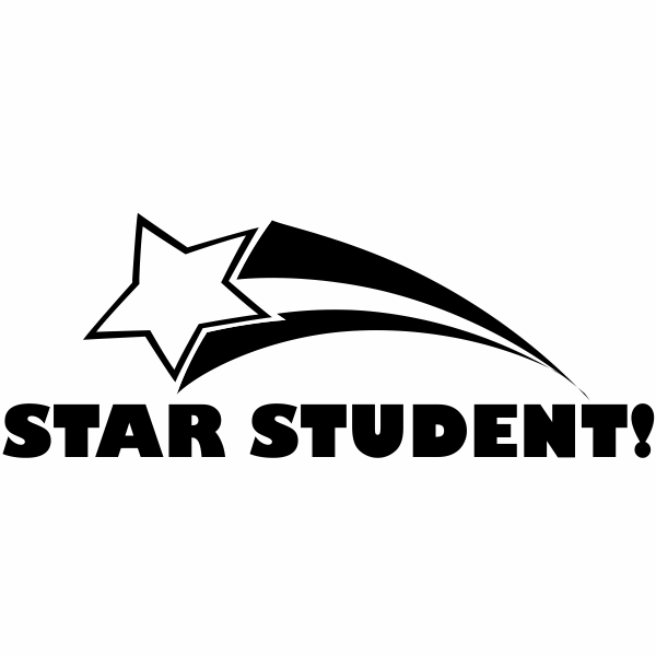 Shooting Star Student Teacher Feedback Stamp