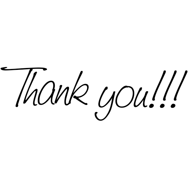 Thank you!!! Craft Stamp