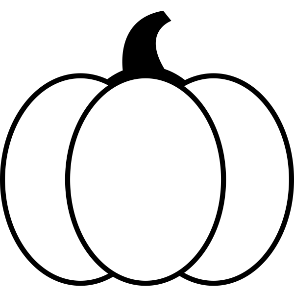 Large Round Pumpkin Craft Stamp