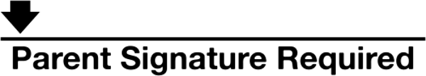 Parent Signature Required Stamp