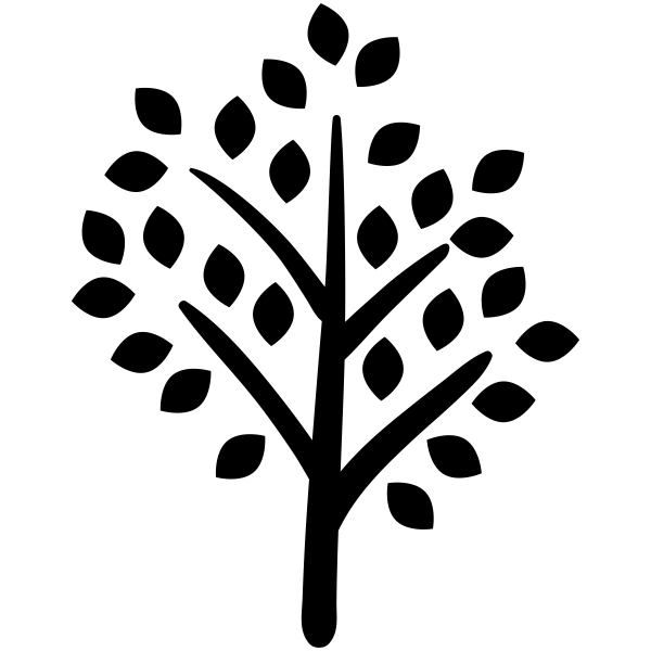 Tree Autumn Leaves Craft Stamp