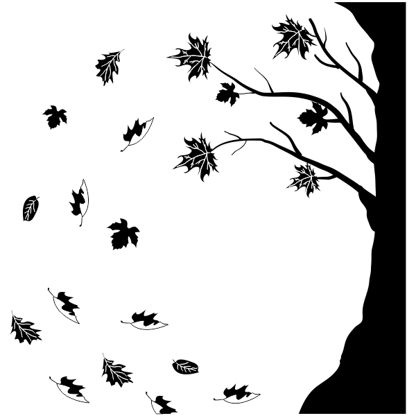 Falling Leaves Craft Stamp