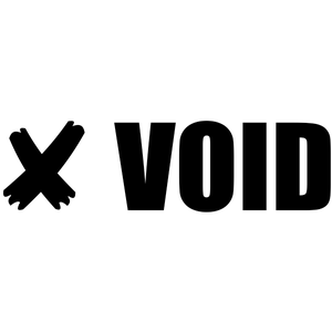 VOID X Stock Stamp