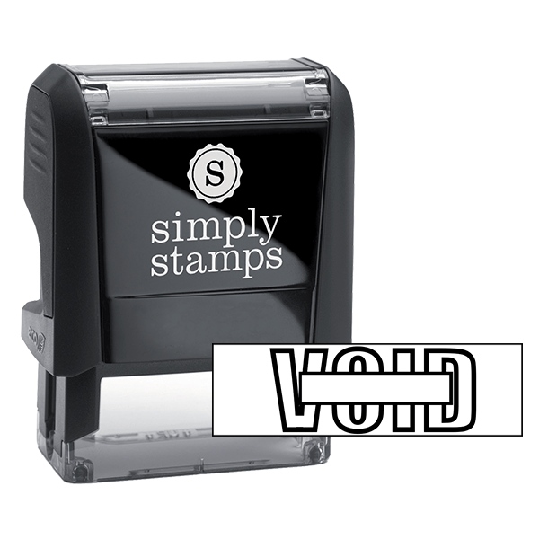 VOID Outline Stock Stamp