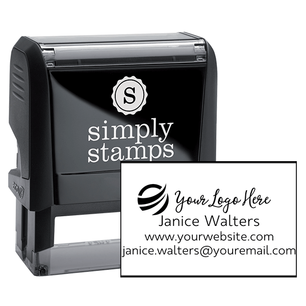 Custom Rectangle Logo Stamp