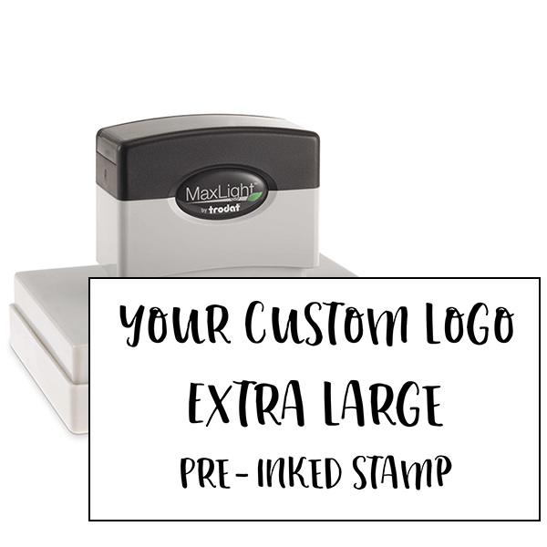 XL Custom Pre-Inked Logo Stamp