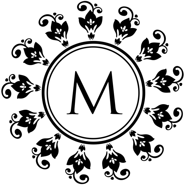 Ornamental Monogram Stamp